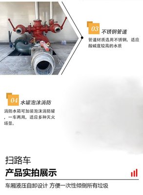 東風福瑞卡消防車 國六水罐搶險車，守護工廠碼頭安全的堅實防線
